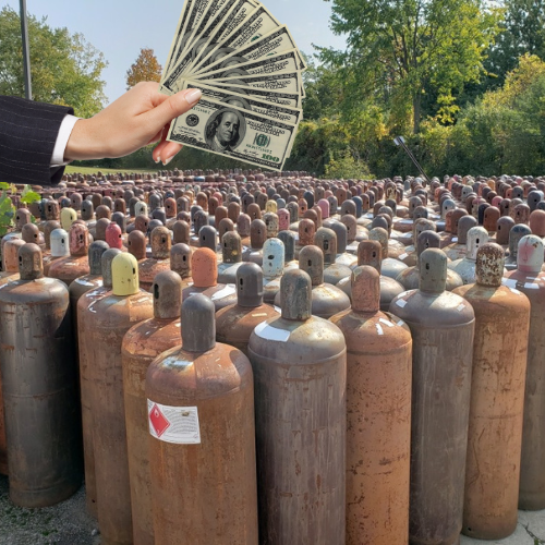 The Bottom Line: Economic Benefits from properly disposing of compressed gas cylinders